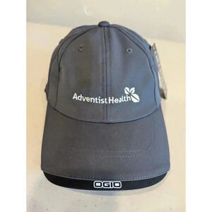 OGIO® Adventist Health Hat‎ Adult OS Grey Black Gear Adjustable NWT OG600